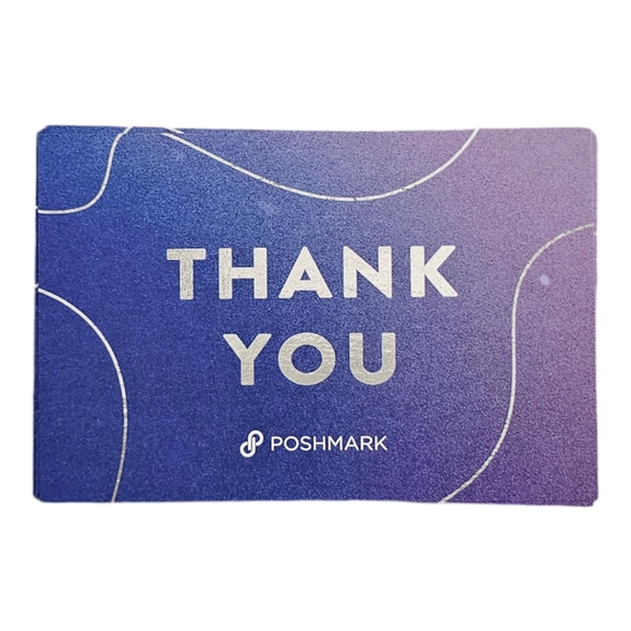 Offical Poshmark: Thank You Cards | BRAND NEW!! - Picture 3 of 12